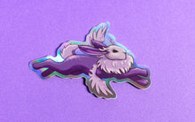 Load image into Gallery viewer, Purple Jackalope | Holographic | Vinyl Sticker