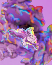 Load image into Gallery viewer, Purple Jackalope | Holographic | Vinyl Sticker